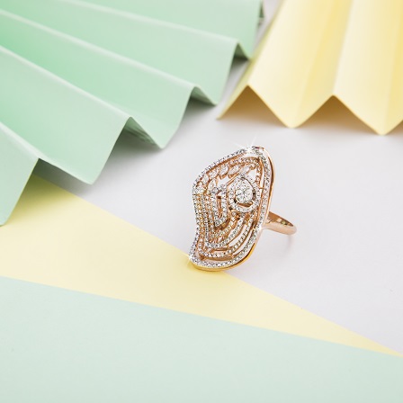 Certified diamond ring