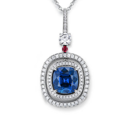 Sapphire pendant