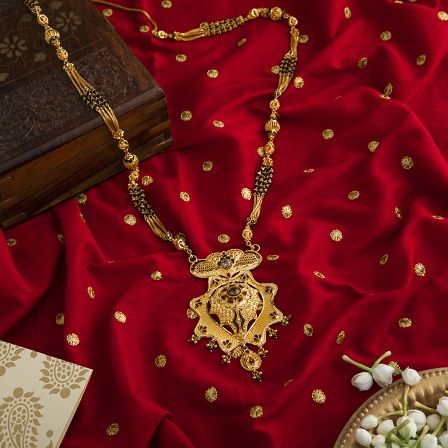Traditional gold mangalsutra