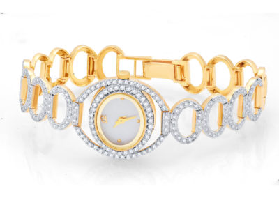 Kundali Jewels Mira Bhayandar Yellow Gold Diamond Watch